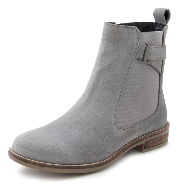 LASCANA LASCANA Къси ботуши  светлосиво