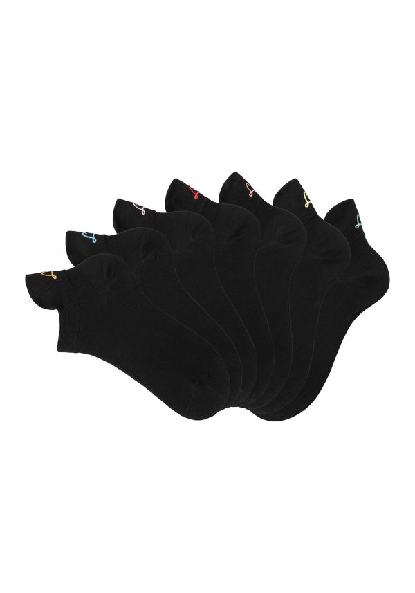 LASCANA LASCANA Къси чорапи  пъстро / черно