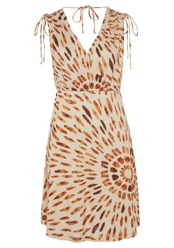 LASCANA LASCANA Лятна рокля  бежово / кафяво