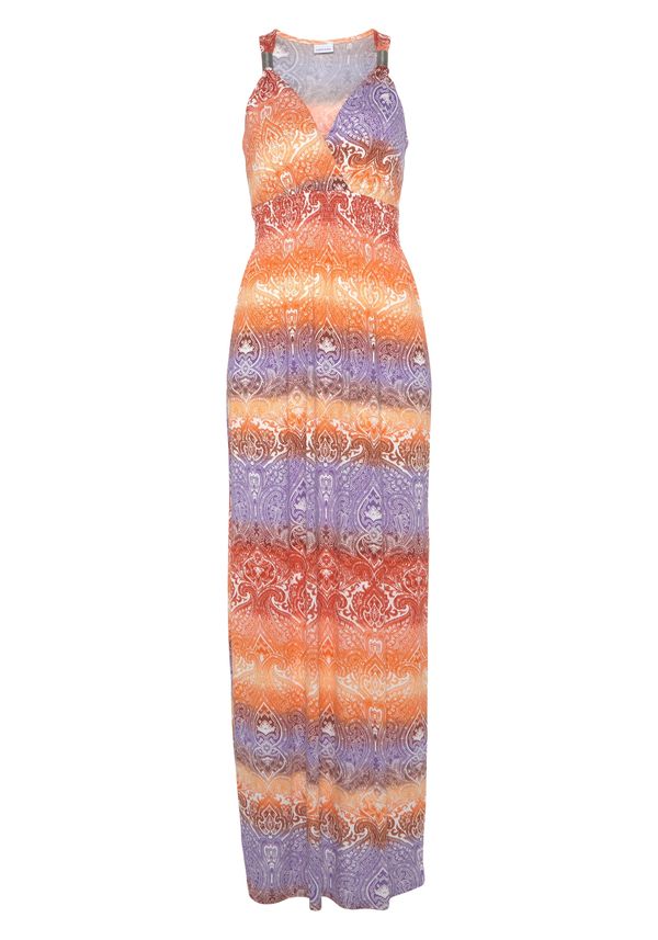 LASCANA LASCANA Лятна рокля  лилав / оранжево / червено