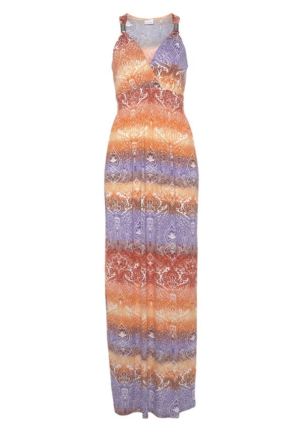LASCANA LASCANA Лятна рокля  лилав / оранжево / червено