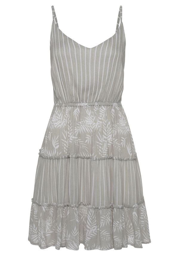 LASCANA LASCANA Лятна рокля  маслина / бяло