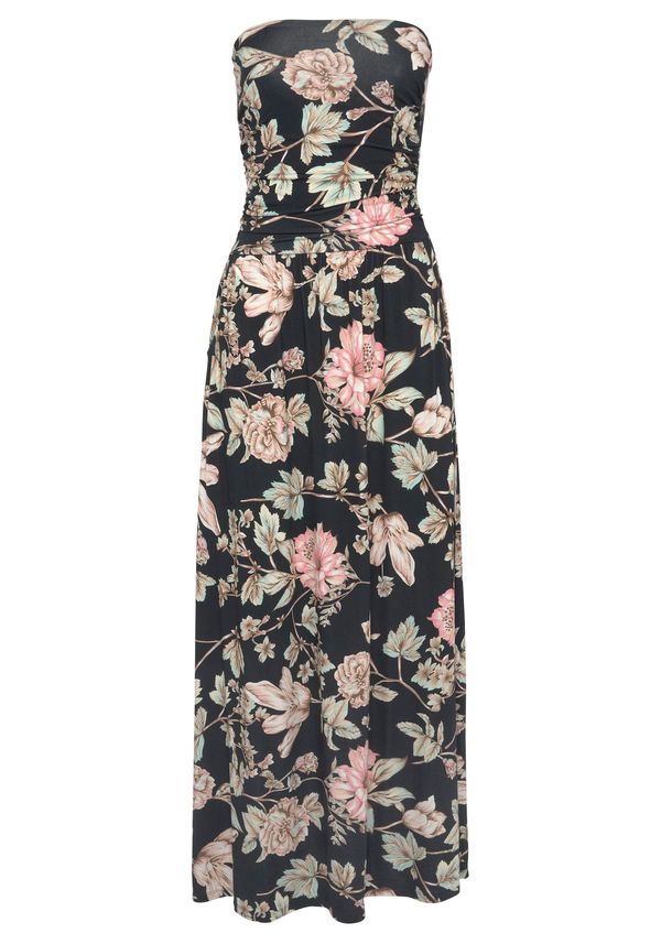 LASCANA LASCANA Лятна рокля  мента / пастелно розово / черно