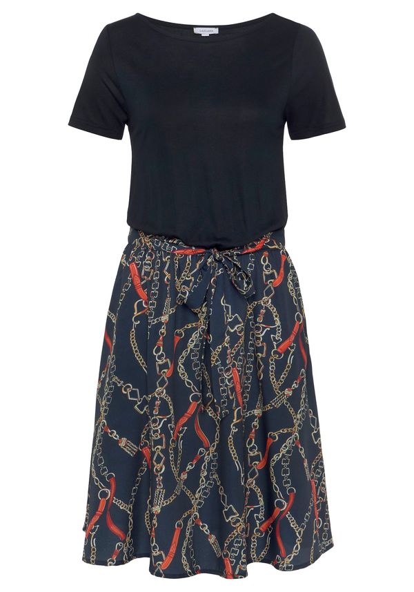 LASCANA LASCANA Лятна рокля  нейви синьо / пъстро