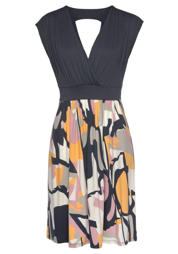 LASCANA LASCANA Лятна рокля  синьо / пъстро