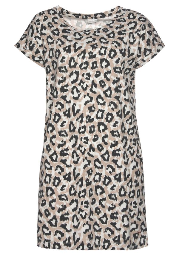 LASCANA LASCANA Нощница  кремаво / черно / бяло