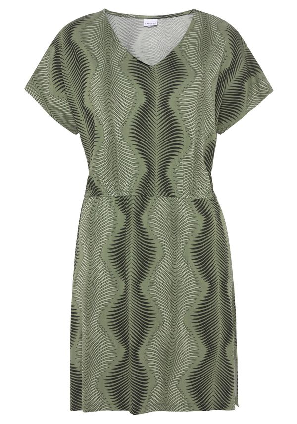 LASCANA LASCANA Нощница  зелено / черно