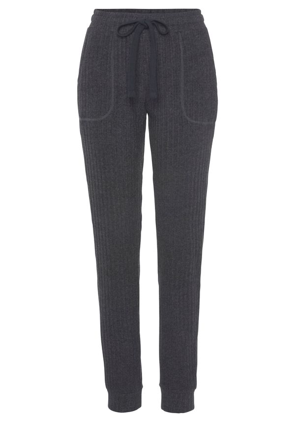 LASCANA LASCANA Панталон  антрацитно черно