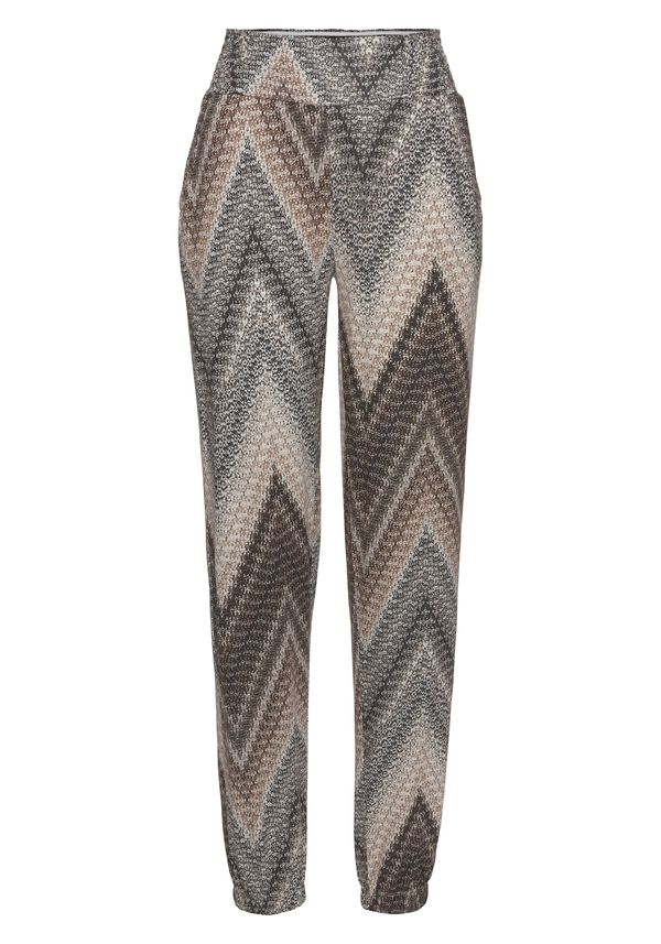 LASCANA LASCANA Панталон  бежово / сиво