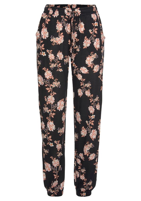 LASCANA LASCANA Панталон  бледорозово / черно