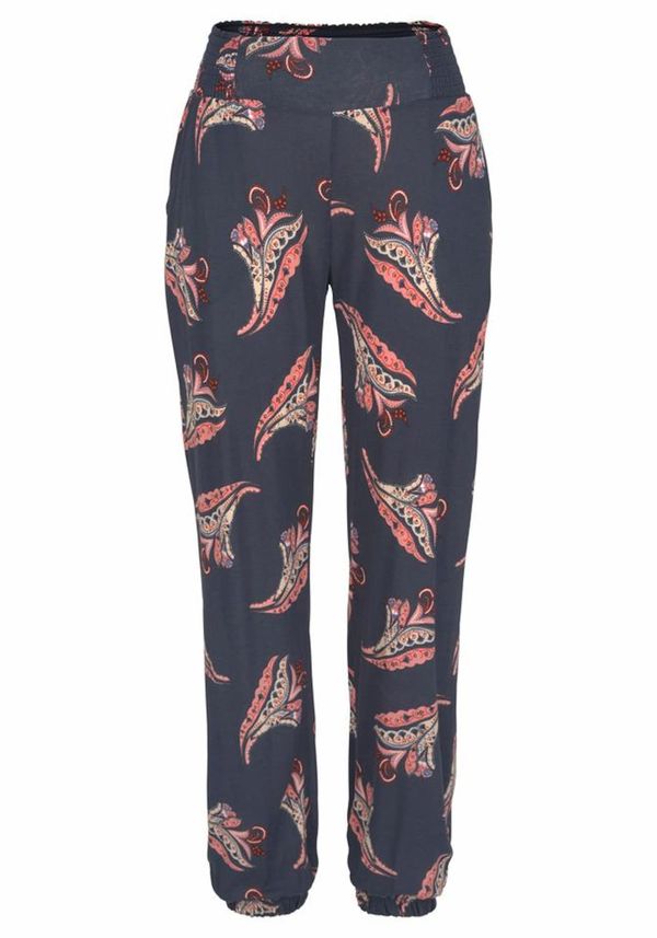 LASCANA LASCANA Панталон  нейви синьо / пъстро