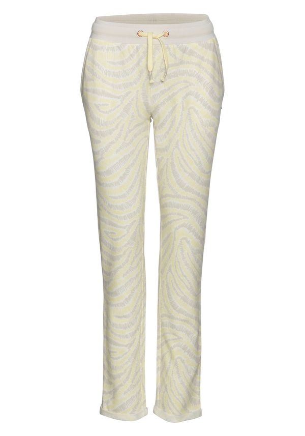 LASCANA LASCANA Панталон пижама  бежово / светлобежово / светложълто