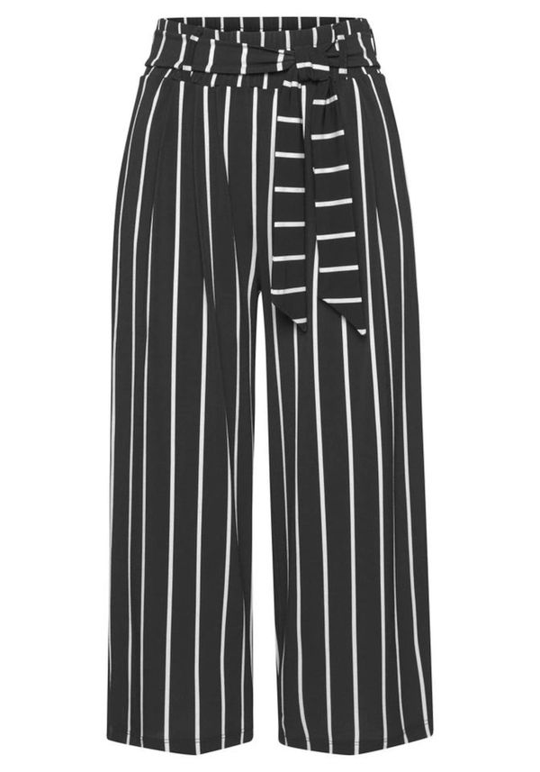LASCANA LASCANA Панталон с набор  черно / бяло