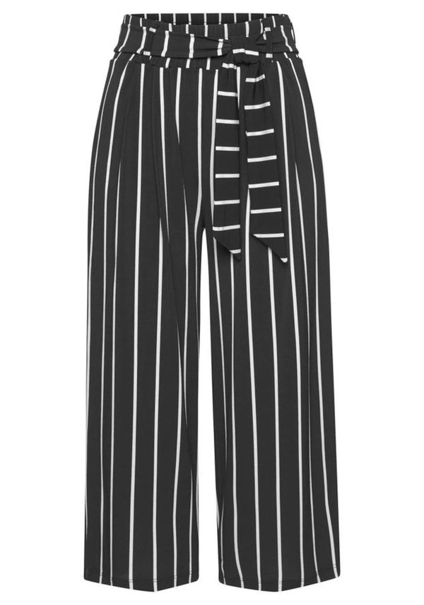 LASCANA LASCANA Панталон с набор  черно / бяло