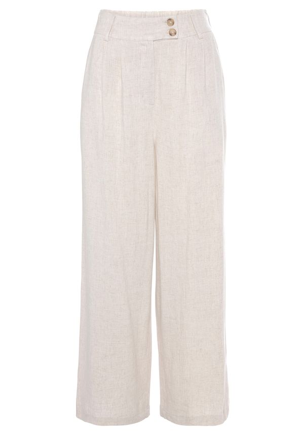 LASCANA LASCANA Панталон с набор  цвят "пясък"