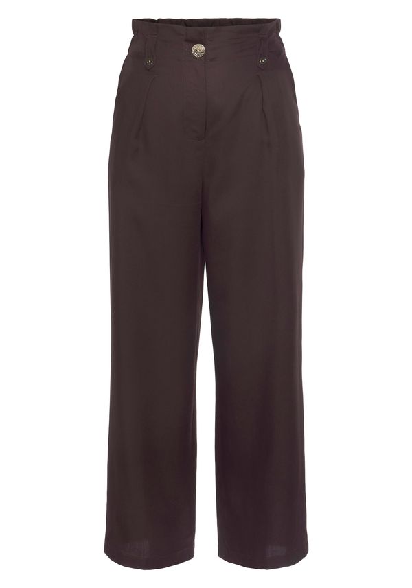 LASCANA LASCANA Панталон с набор  кафяво