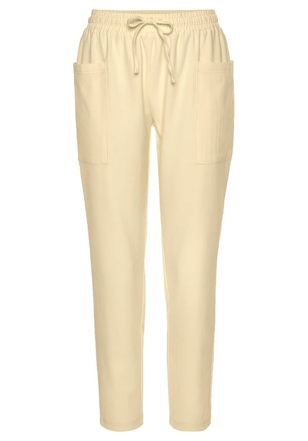 LASCANA LASCANA Панталон с набор  кремаво