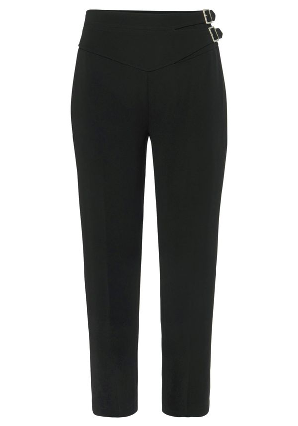 LASCANA LASCANA Панталон с ръб  черно