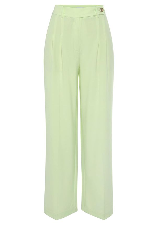 LASCANA LASCANA Панталон с ръб  лимоненожълто