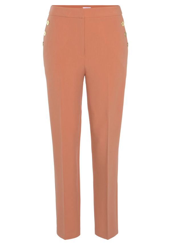 LASCANA LASCANA Панталон с ръб  праскова