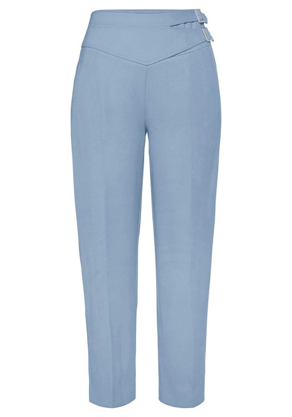 LASCANA LASCANA Панталон с ръб  светлосиньо