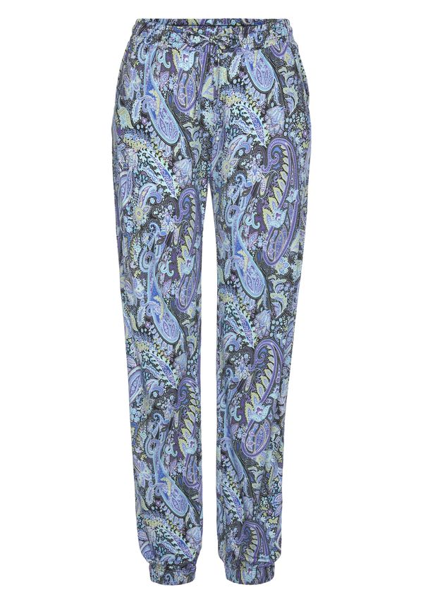 LASCANA LASCANA Панталон  светлосиньо / тъмносиньо / ябълка / тъмнолилаво