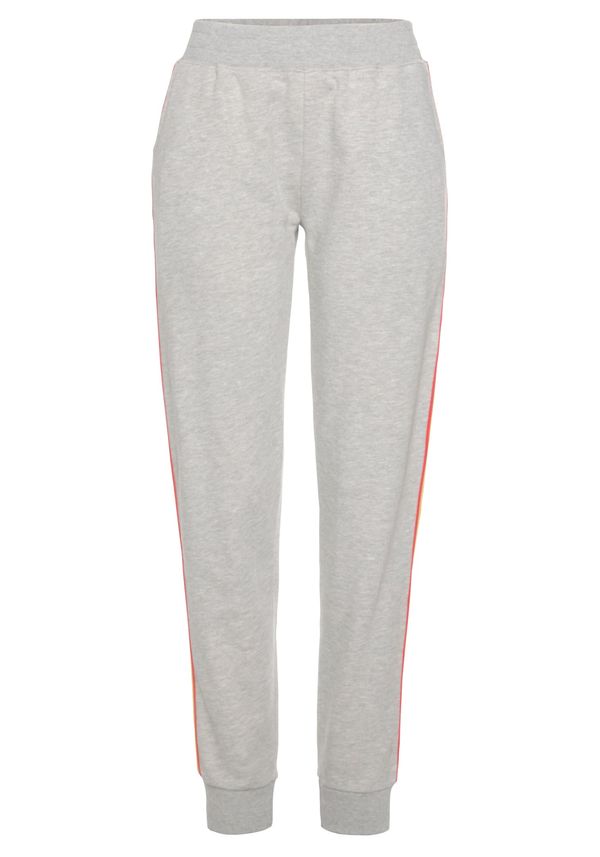 LASCANA LASCANA Панталон  жълто / сив меланж / тъмнолилаво