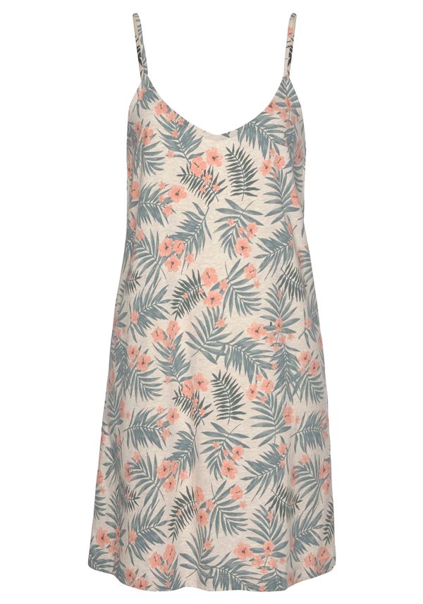 LASCANA LASCANA пеньоар  бежово / зелено / оранжево