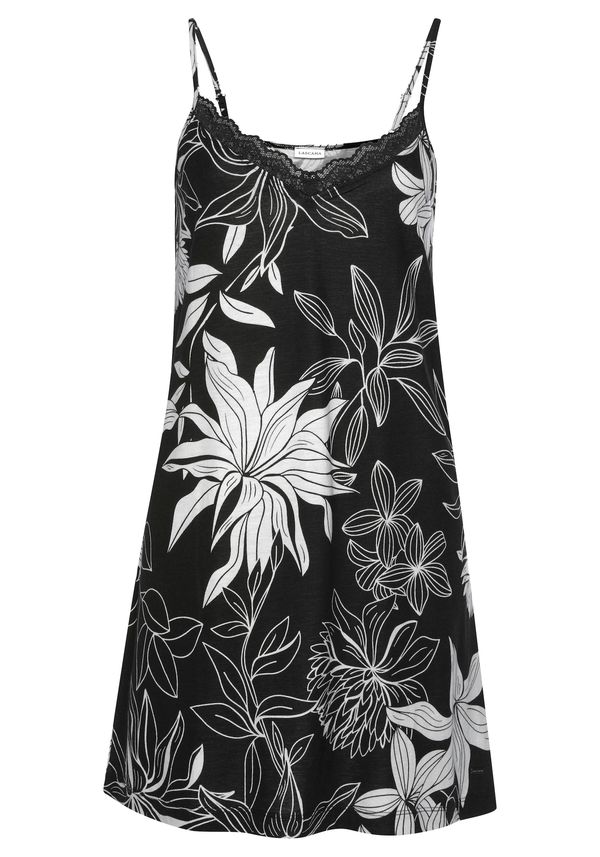 LASCANA LASCANA пеньоар  черно / бяло