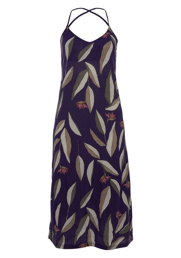 LASCANA LASCANA пеньоар  тъмнолилаво / пепел от рози / черно / бяло