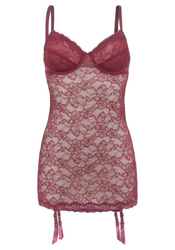 LASCANA LASCANA Пенюар  бургундово червено