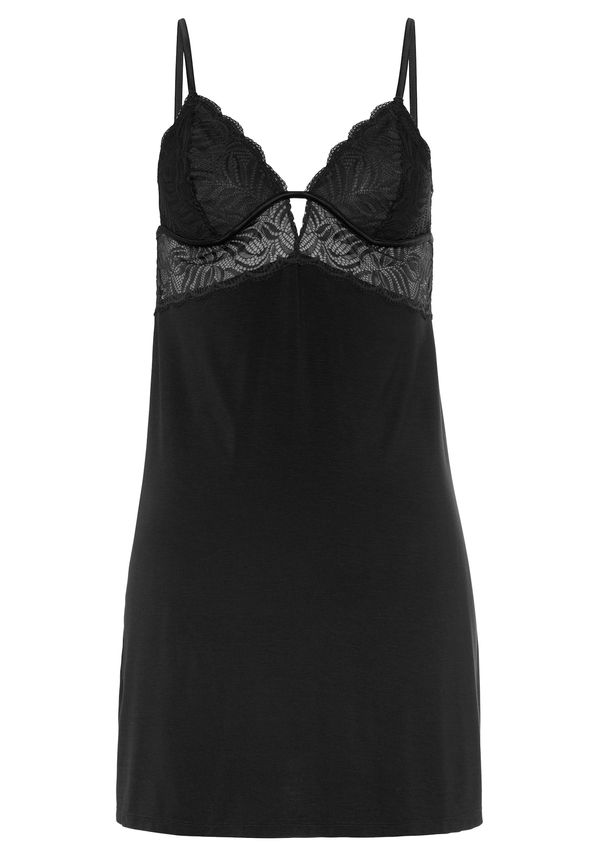 LASCANA LASCANA Пенюар  черно