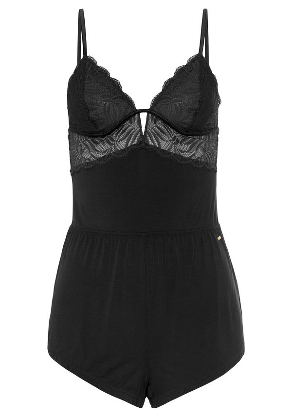 LASCANA LASCANA Пенюар  черно