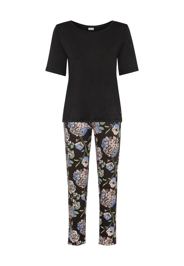 LASCANA LASCANA Пижама  светлосиньо / светлозелено / бледорозово / черно