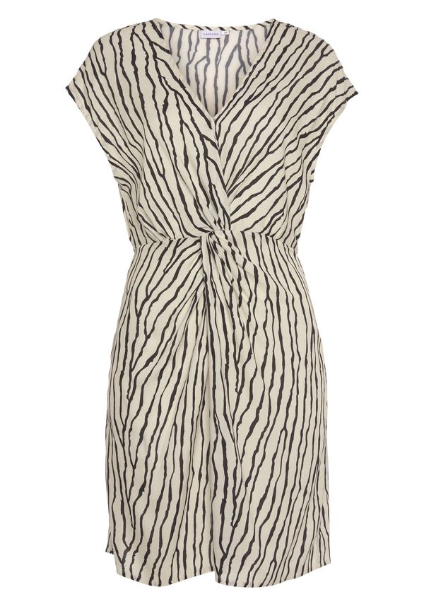 LASCANA LASCANA Плажна рокля  бежово / черно