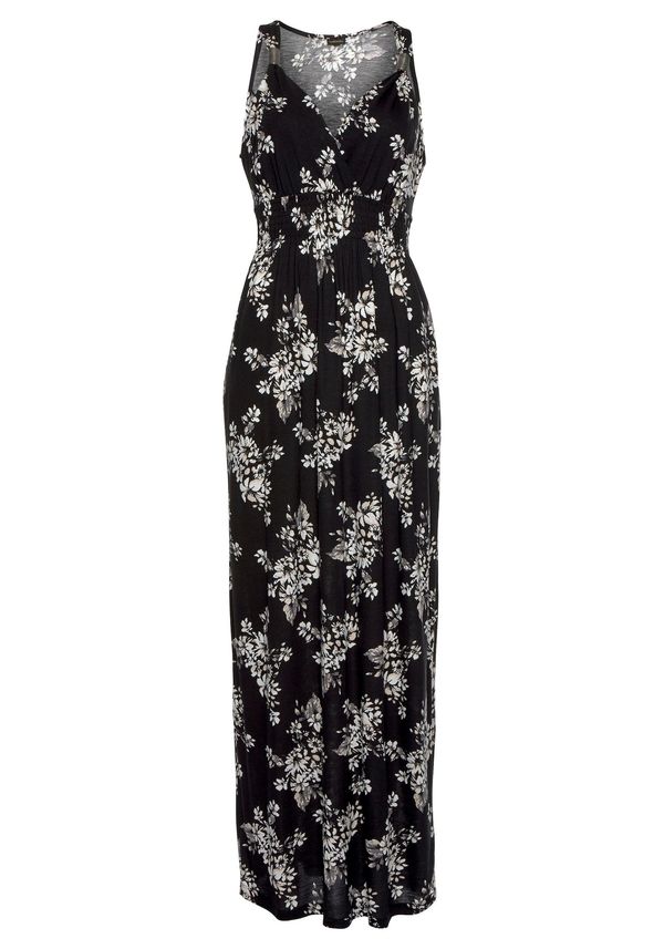 LASCANA LASCANA Плажна рокля  бежово / сиво / черно / бяло