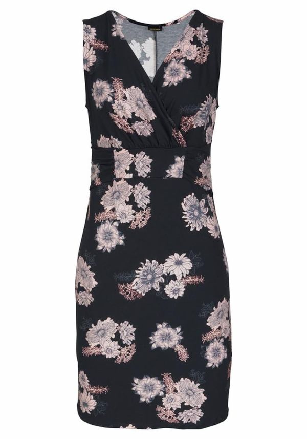 LASCANA LASCANA Плажна рокля  пепел от рози / черно