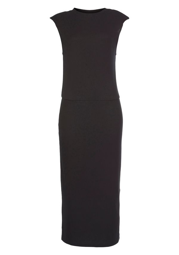 LASCANA LASCANA Плетена рокля  черно