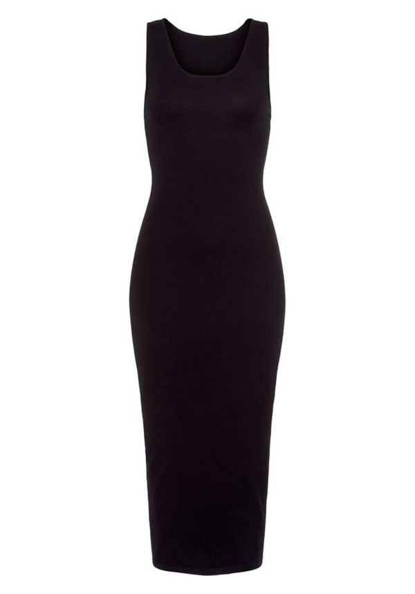 LASCANA LASCANA Плетена рокля  черно