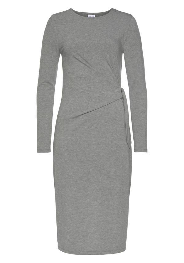 LASCANA LASCANA Плетена рокля  сиво
