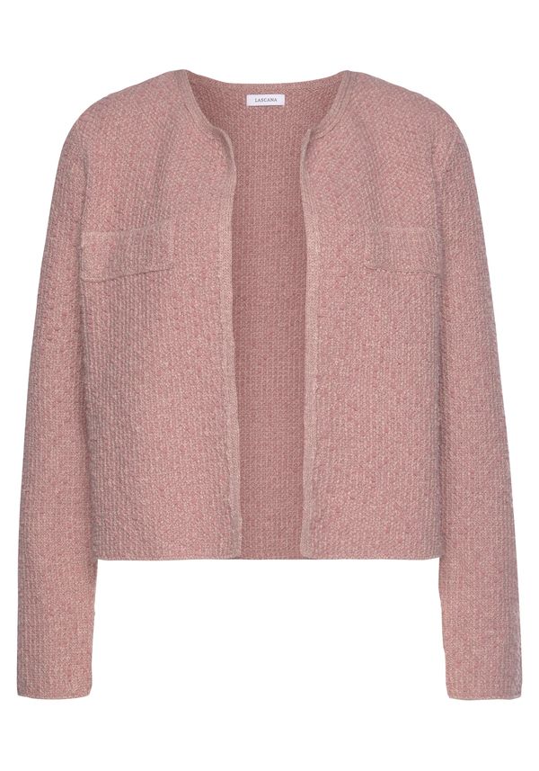 LASCANA LASCANA Плетена жилетка  бледоморав