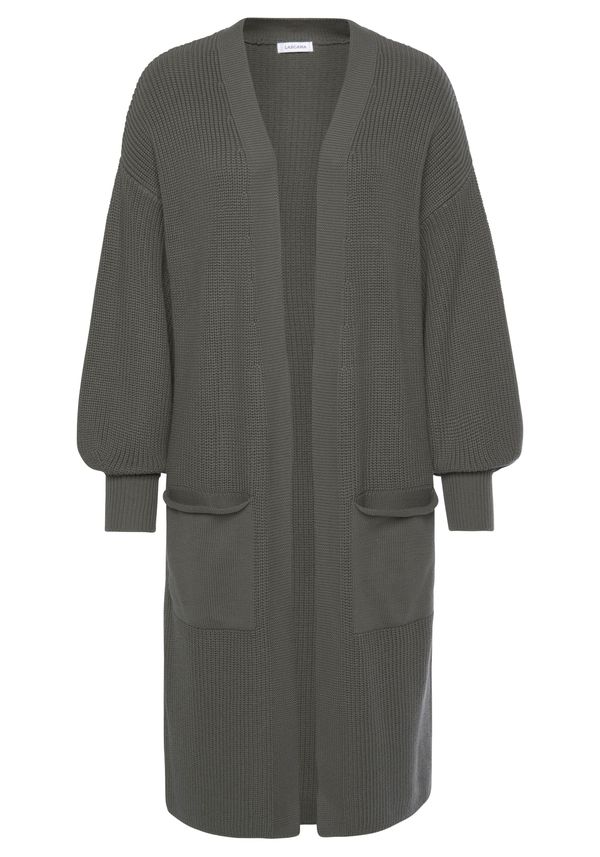 LASCANA LASCANA Плетена жилетка  сиво