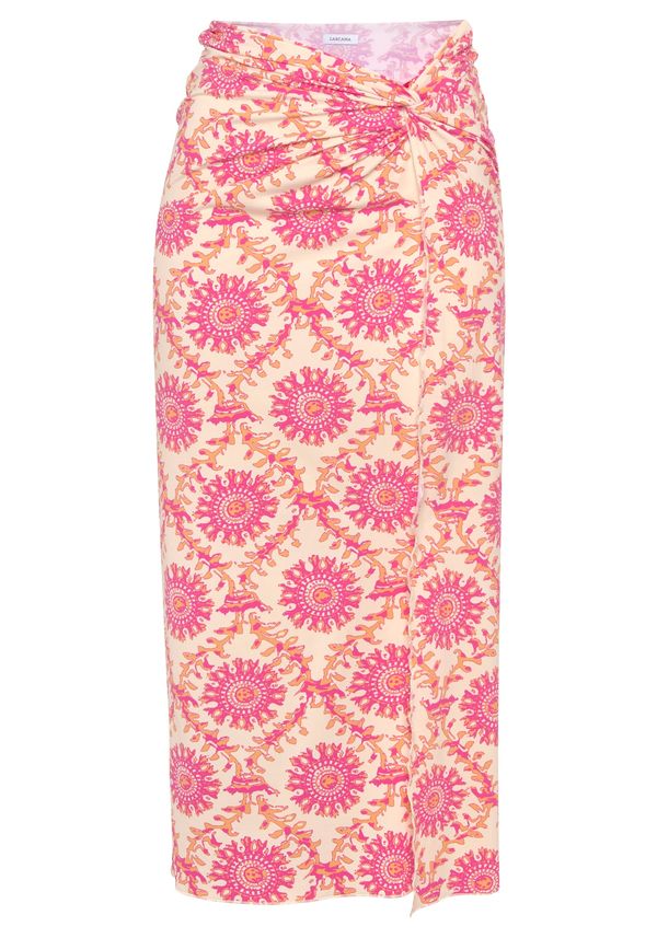 LASCANA LASCANA Пола  светложълто / оранжево / розово