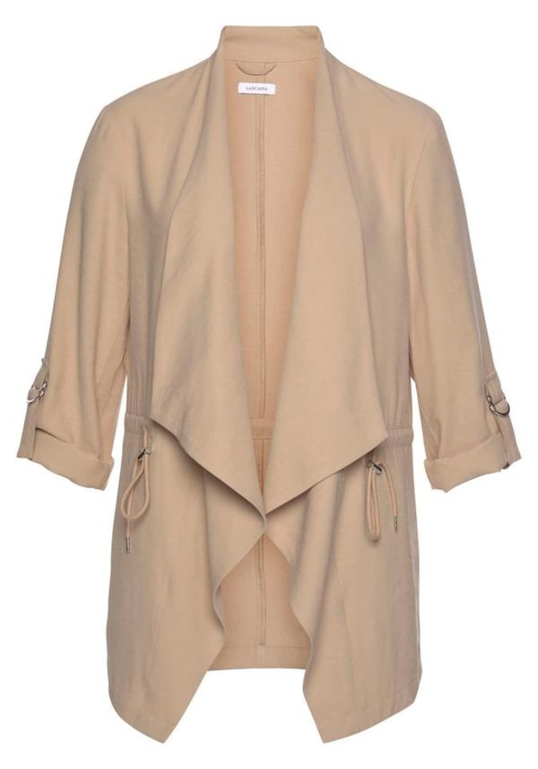 LASCANA LASCANA Преходно яке  цвят "пясък"