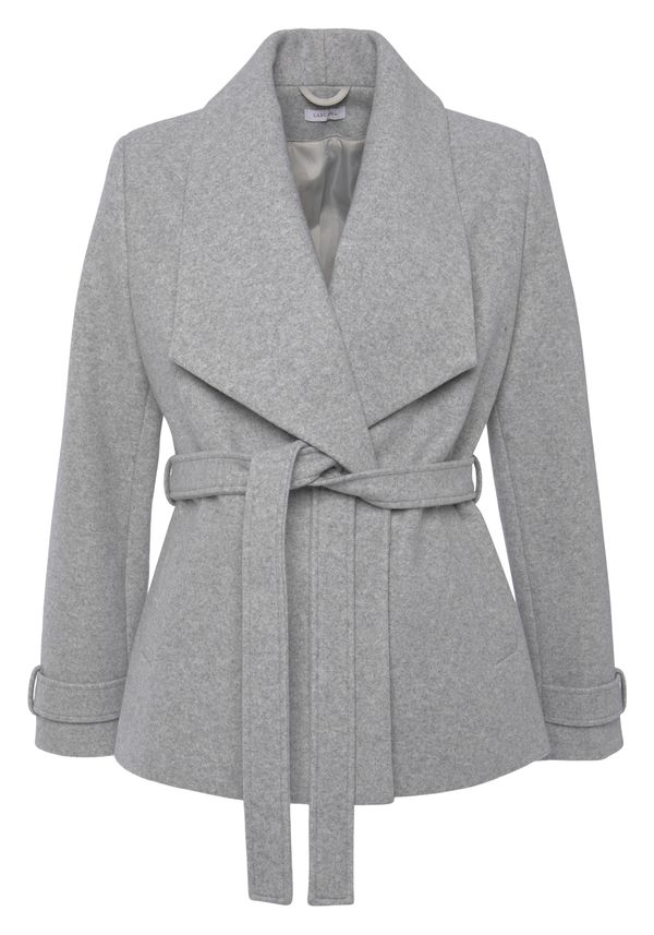 LASCANA LASCANA Преходно яке  сив меланж