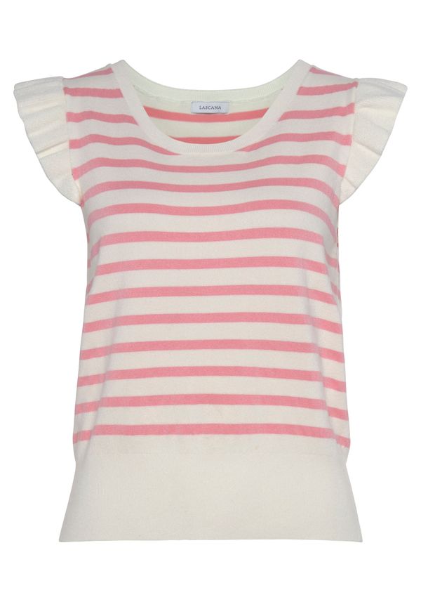 LASCANA LASCANA Пуловер  бежово / розе