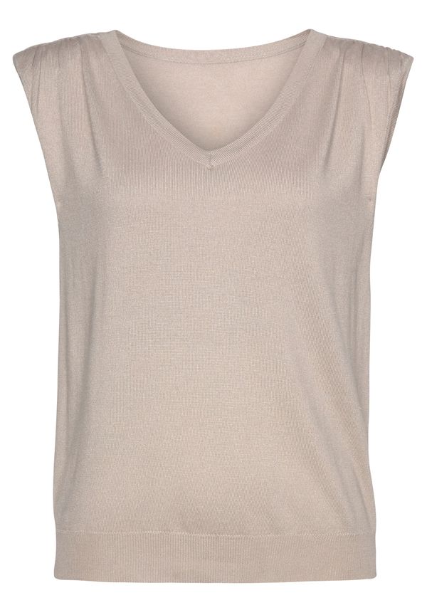 LASCANA LASCANA Пуловер  цвят "пясък"