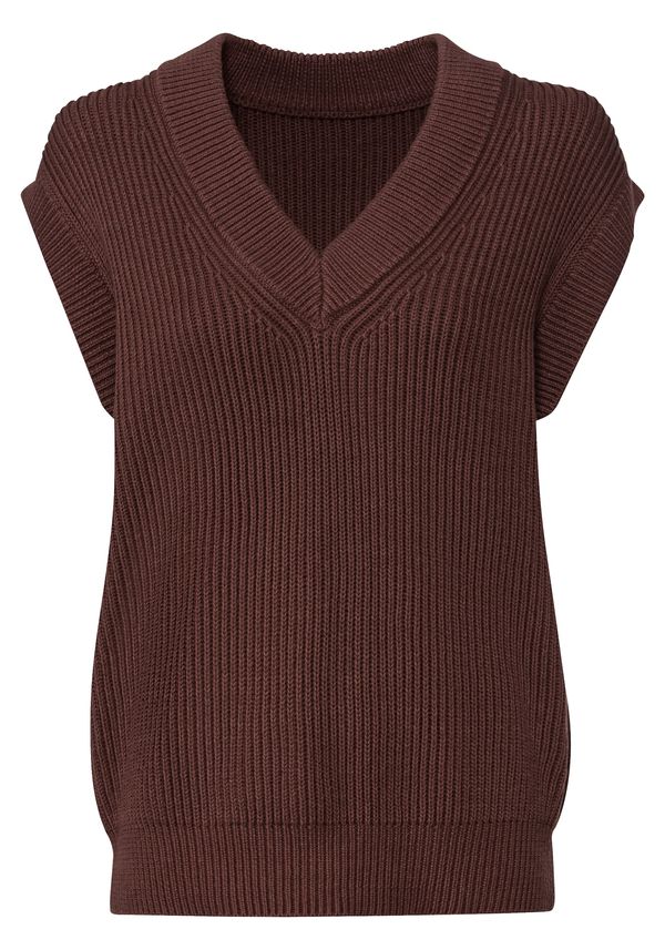 LASCANA LASCANA Пуловер  кафяво