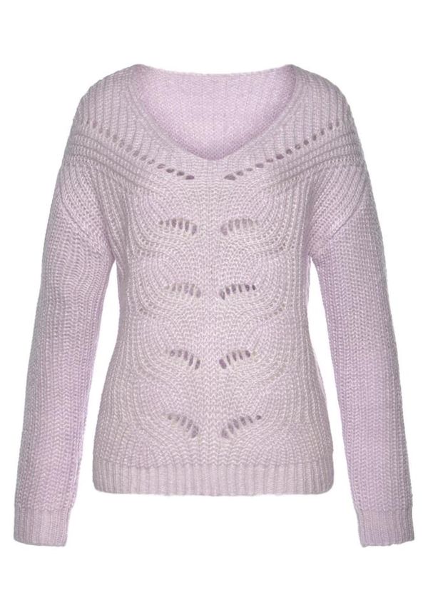 LASCANA LASCANA Пуловер  светлолилаво