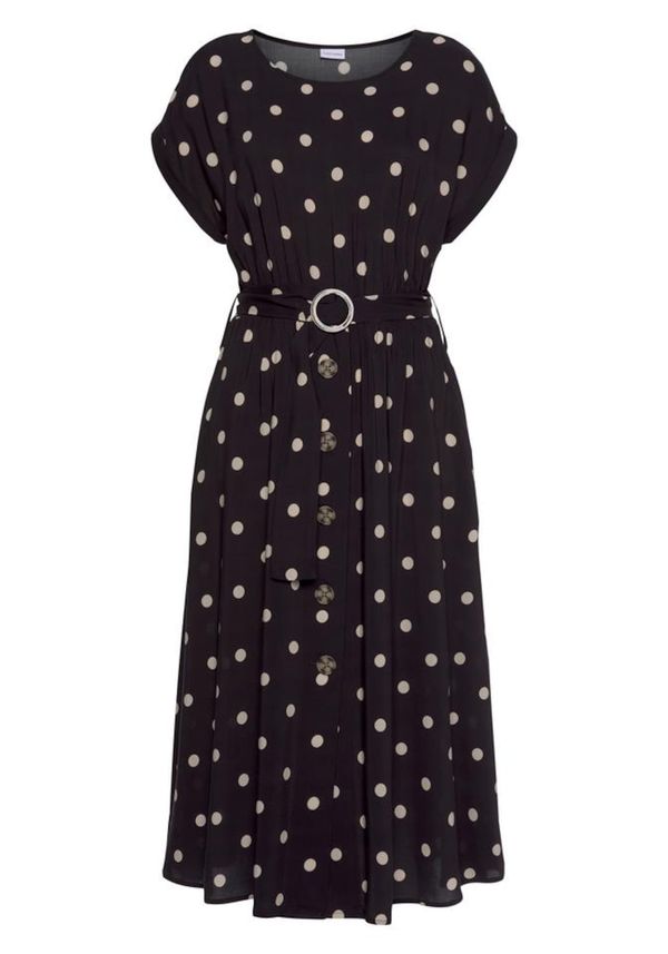 LASCANA LASCANA Рокля  бежово / черно